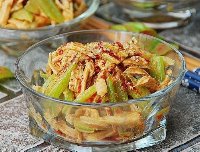 麻醬芹菜拌雞絲