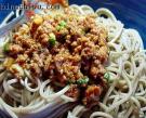 肉末涼拌面