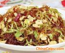 干煸圓白菜粉絲
