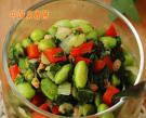 鹹菜小炒豆米