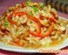 金針菇炒肉絲