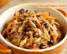 下飯菜：豆豉炒三絲