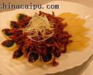 京醬素卷肉絲