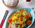 夏天食用清炒佛手瓜