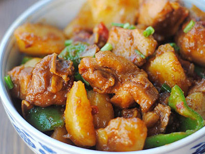 土豆燒雞