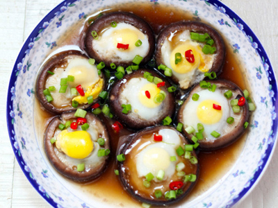 香菇釀蛋