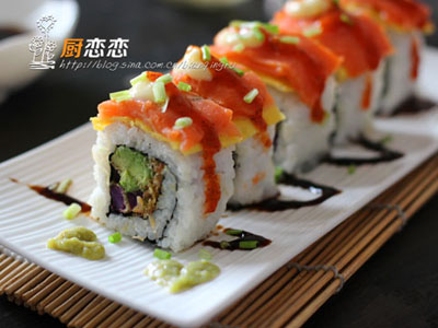 肉蛋三文魚壽司