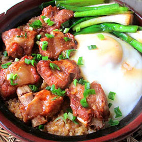豉汁小排煲仔飯