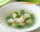 薺菜鱈魚湯
