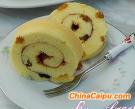 葡萄乾蛋糕卷