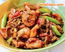 五香脆豆角辣炒翅根