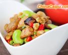 蠶豆燒雞肉