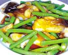 豆角燜鯪魚腩