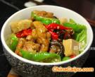 青椒豆腐燒雞
