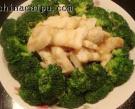 西蘭花炒鱈魚柳