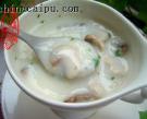 雞蓉蘑菇湯