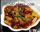 剁椒臘肉炒臭干的做法