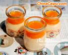 雙色木瓜奶油凍