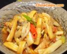 肉醬燒雞腿菇