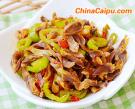 搾菜辣炒雞胗