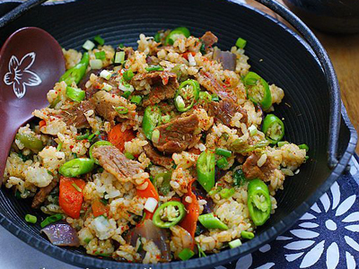 手抓羊肉飯