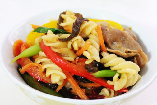 孜然羊肉炒意面