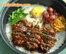 黑椒照燒雞腿煲仔飯