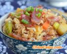 香腸煲仔飯（鑄鐵鍋版）