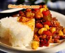醬爆雞丁蓋澆飯