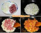 香辣蘿蔔臘腸飯