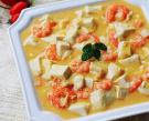 蝦仁蛋黃滑豆腐