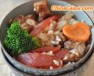 臘腸排骨煲仔飯