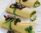 香椿苗豆皮卷