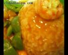 咖喱蝦仁土豆米飯