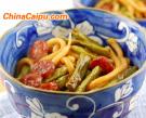 蠔汁豆角烏冬面