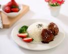 黑椒照燒肉餅飯